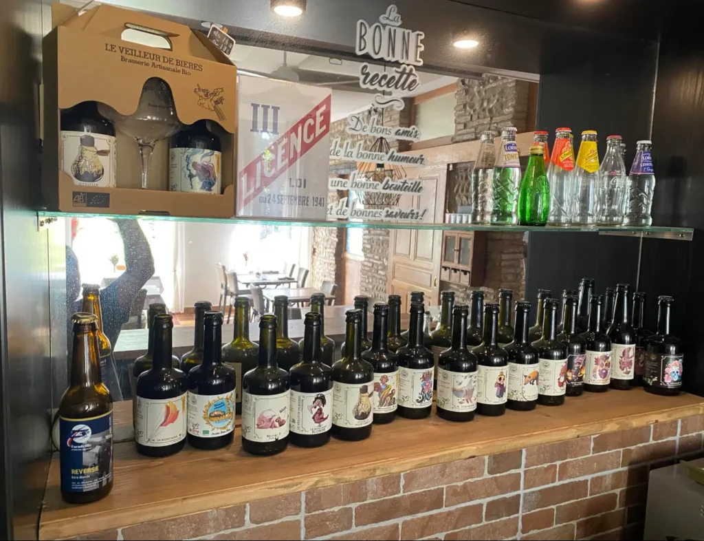 Bières de la brasserie locale : Le Veilleur de Bière